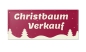 Mobile Preview: Motivbanner Christbaum Verkauf