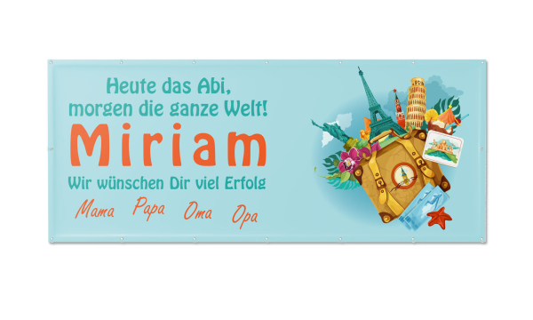 Motivbanner Abitur Welt